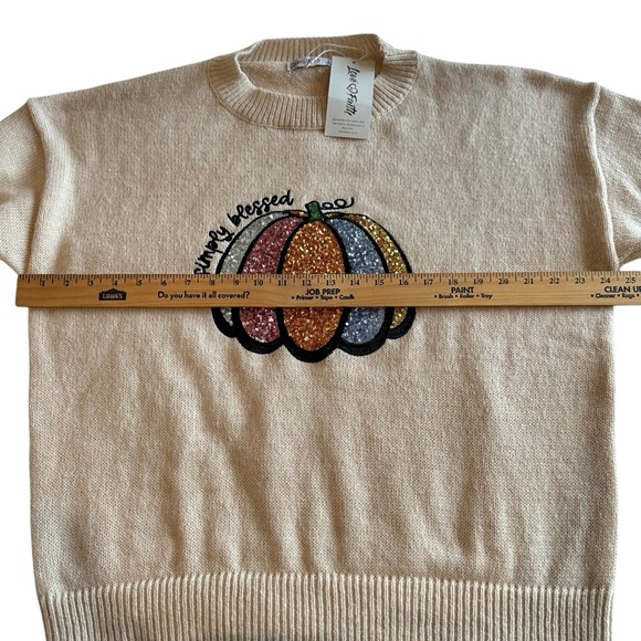 Simply Blessed Cream Sweater - Picture 7 of 12